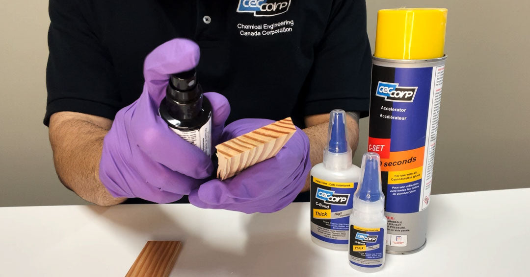 C-BOND Thick & C-SET Bundle | CA Glue and Accelerator Kit