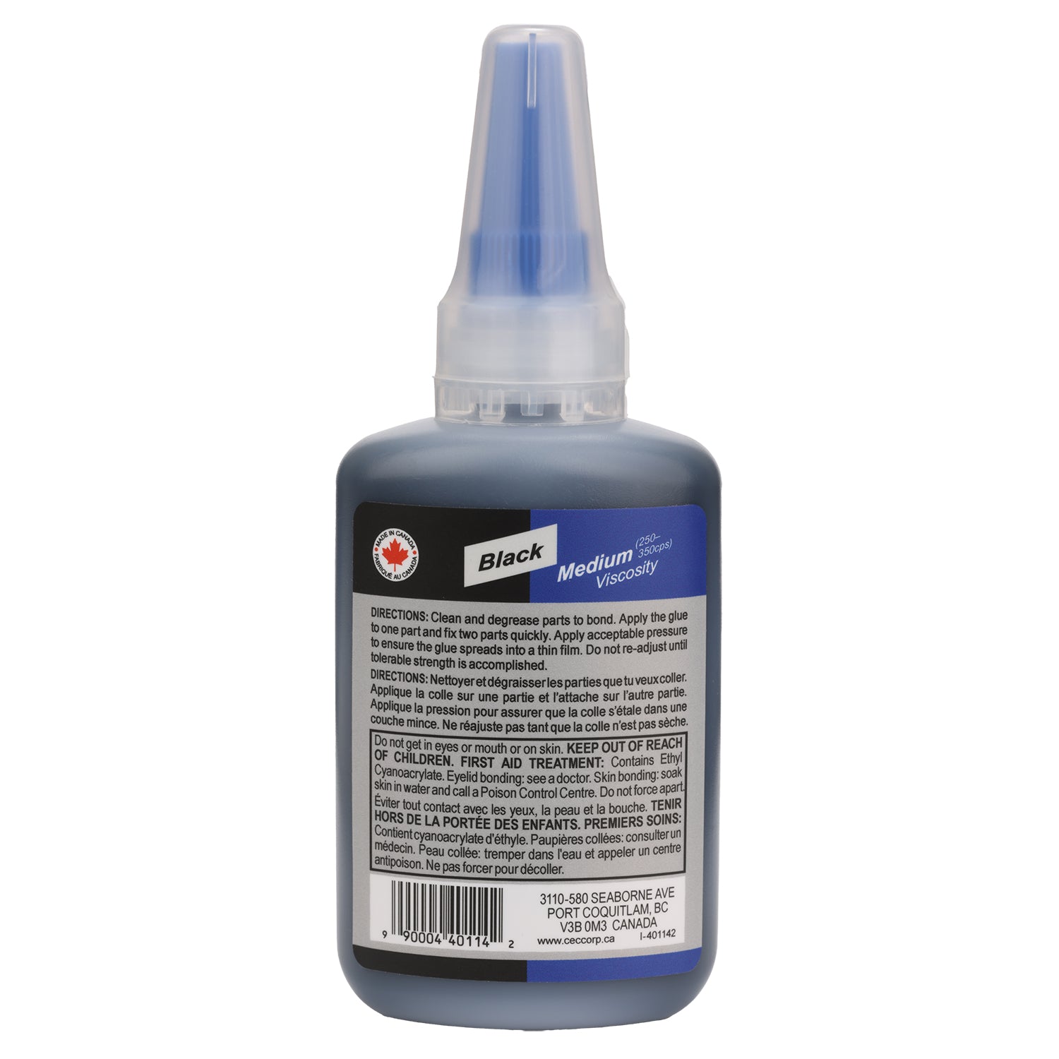 Super Glue Black CA Glue (Cyanoacrylate Adhesive)