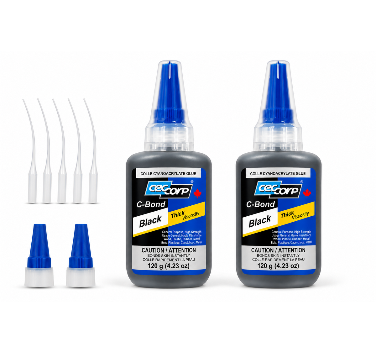 Super Glue Thick Black CA Glue (Cyanoacrylate Adhesive) - CECCORP