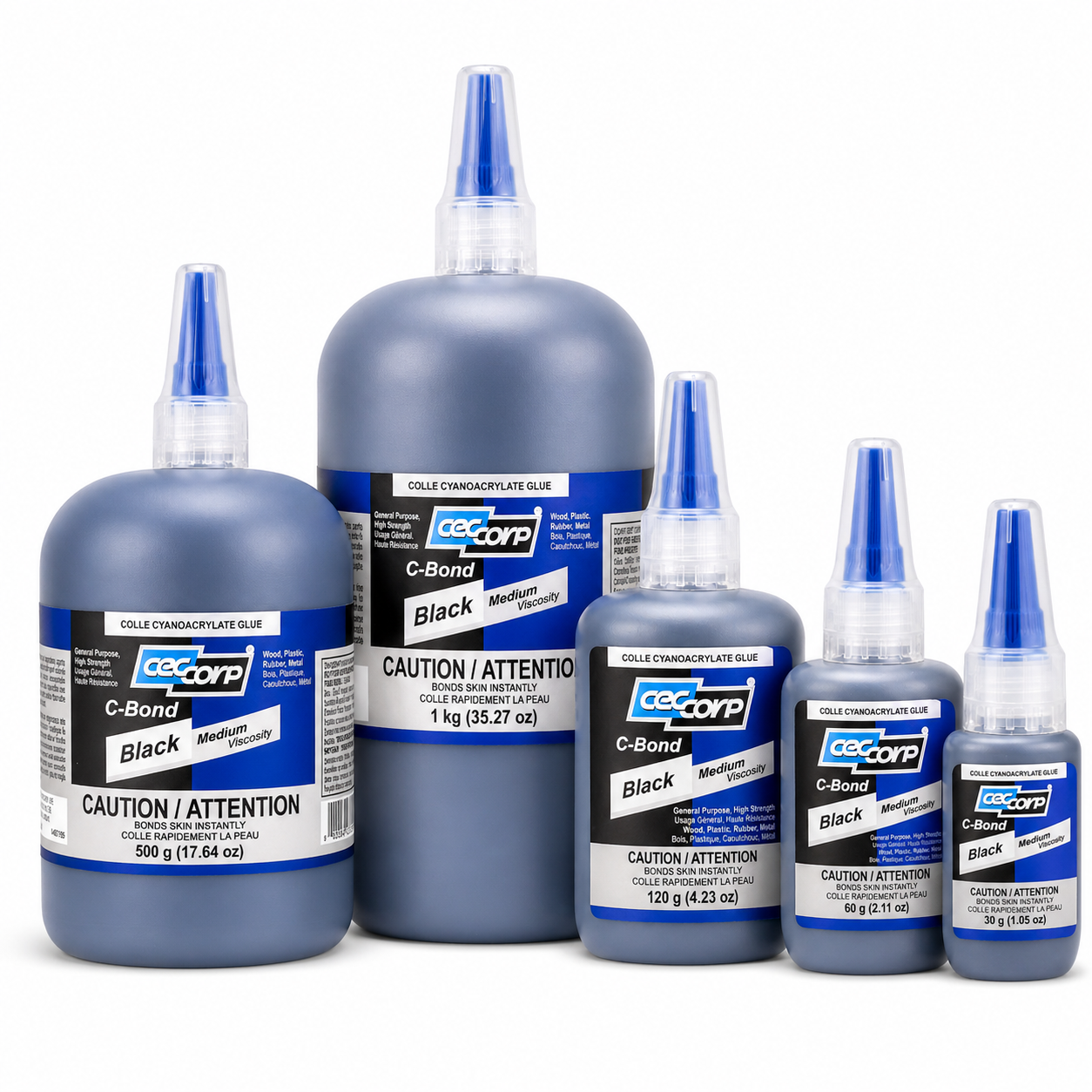 C-Bond Black | Black Medium Viscosity Cyanoacrylate Glue