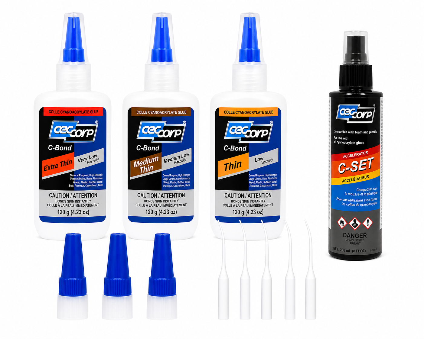 Wood Turning CA Glue bundle