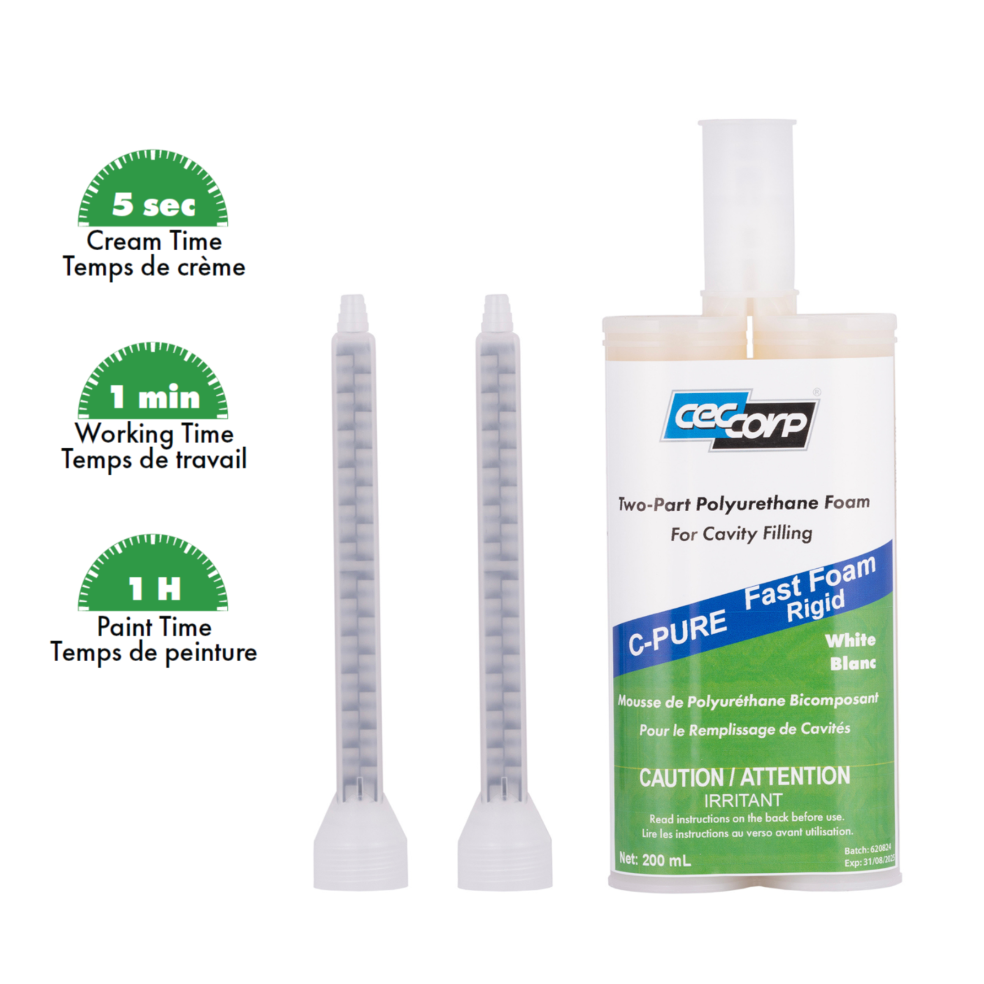 C-Pure Fast Foam Rigid | Two-Part Polyurethane Foam