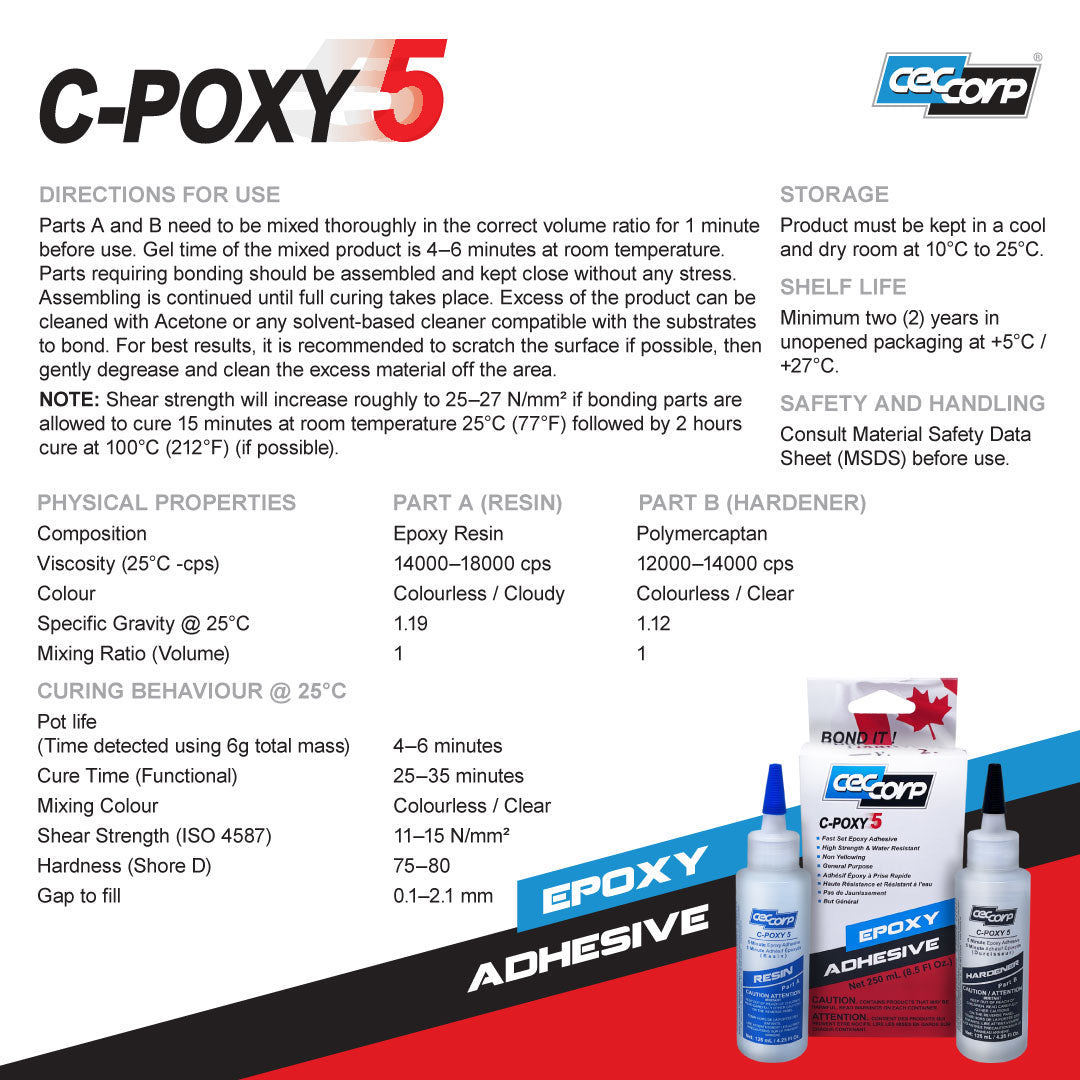 fast curing epoxy adhesive