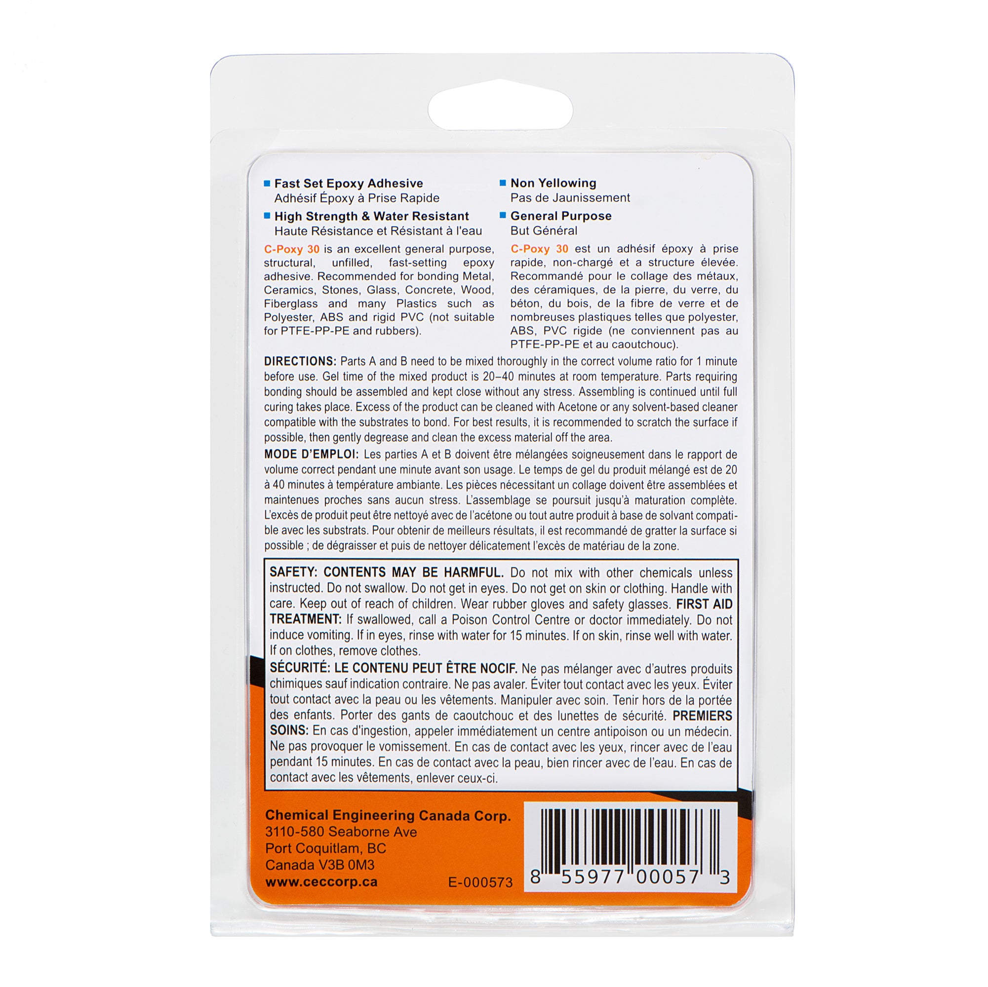 fast curing epoxy glue