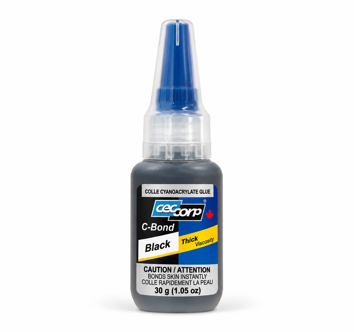 Super Glue Thick Black CA Glue (Cyanoacrylate Adhesive) - CECCORP