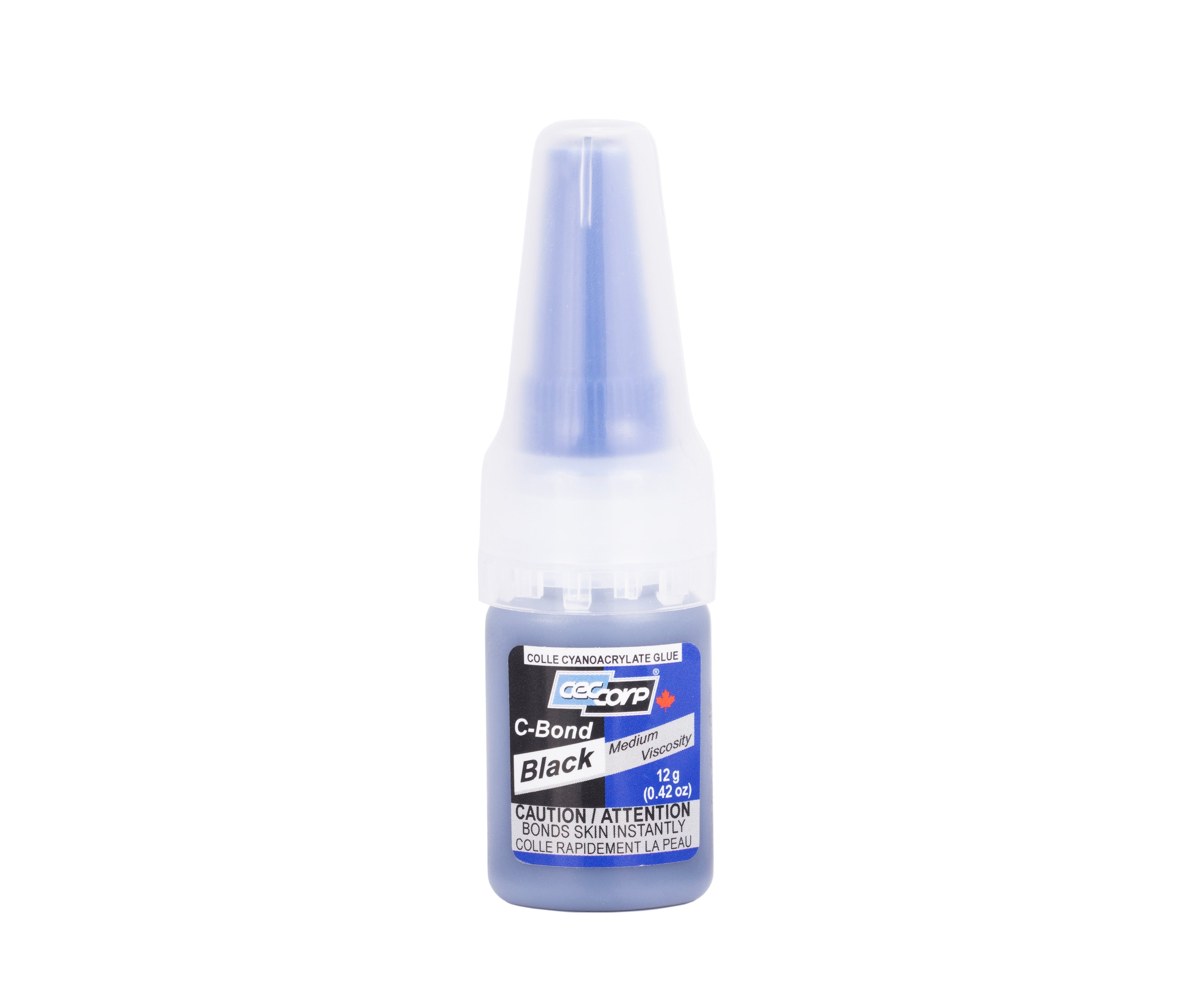 C-Bond Black | Black Medium Viscosity Cyanoacrylate Glue by CECCORP