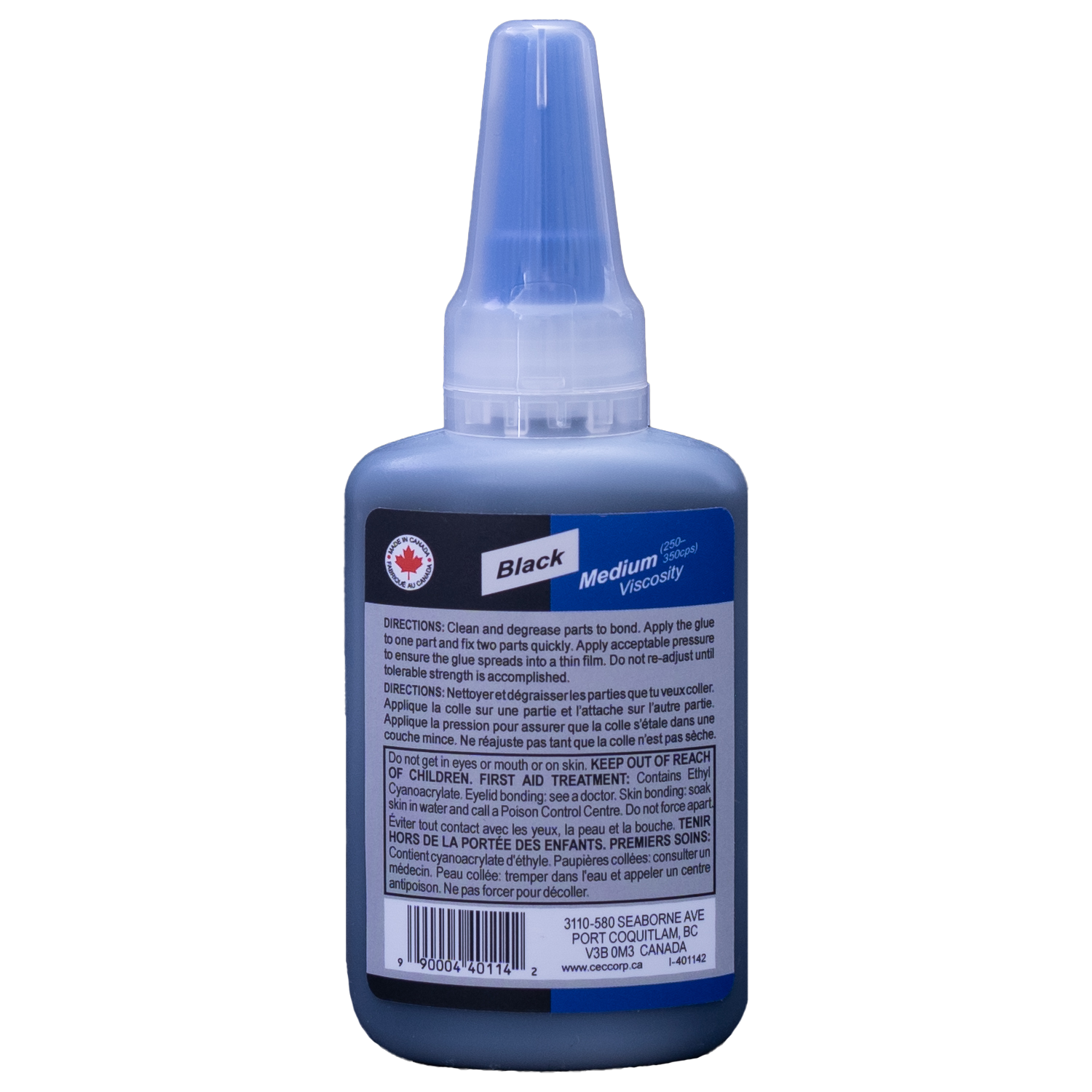 Cyanoacrylate Glue Black Canada