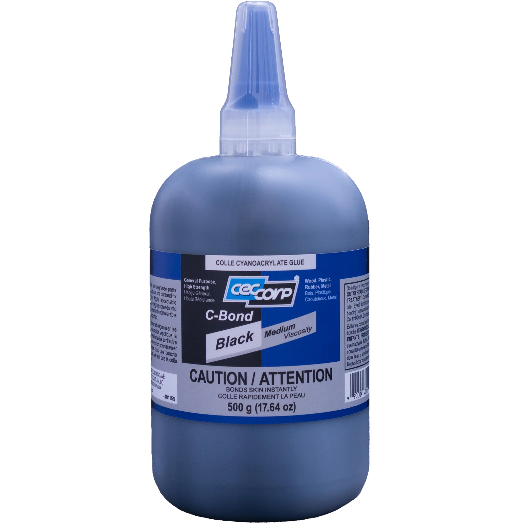 C-Bond Black | Black Medium Viscosity Cyanoacrylate Glue