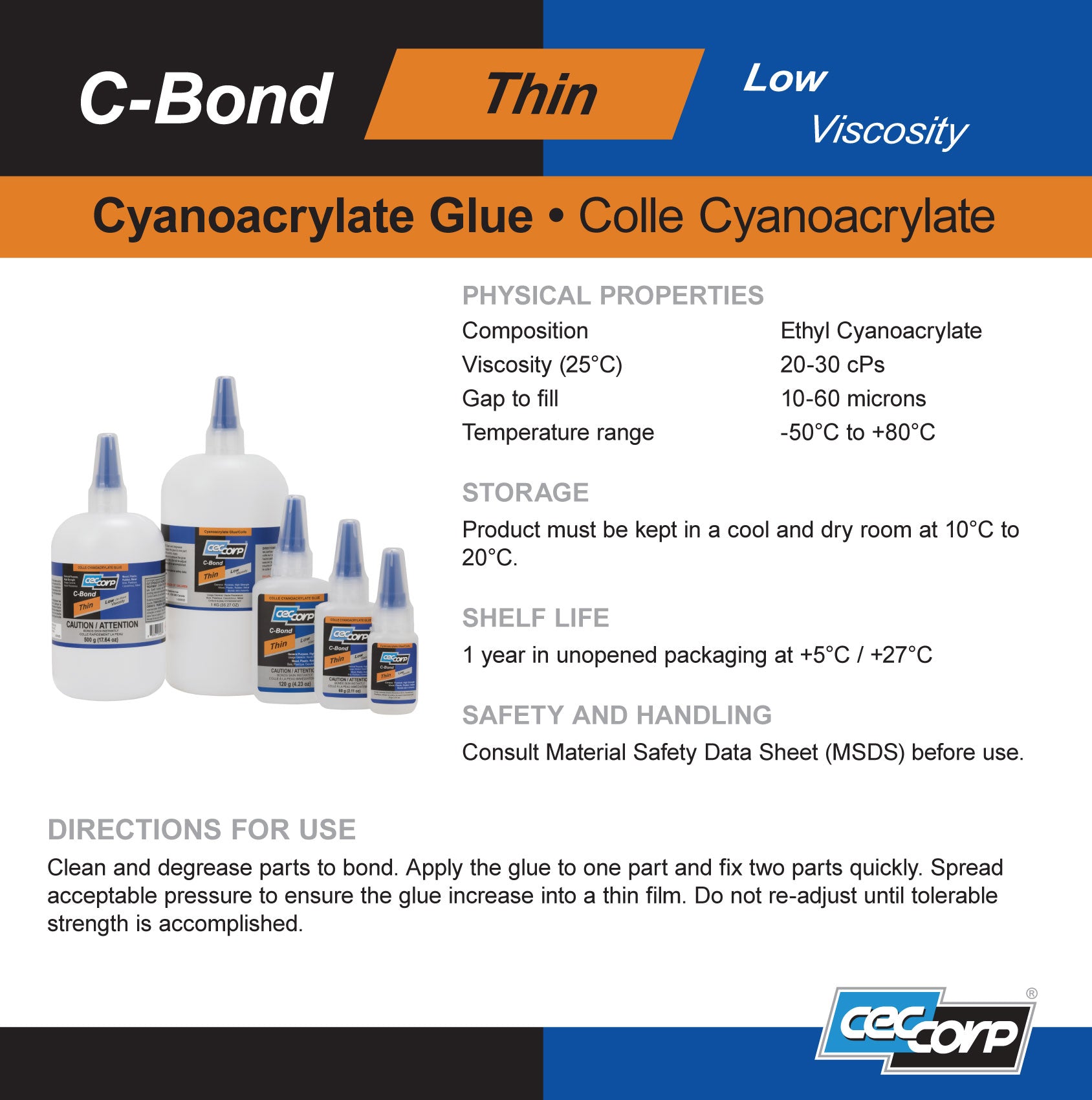 CA Glue & Accelerator Bundle - Three C-Bond Thin, Medium and Thick Super Glue with an Aerosol Accelerator, 3 Extra Caps & 5 Precision Nozzles - Complete Set for Woodworking, Hobby, Craft, and Repairs