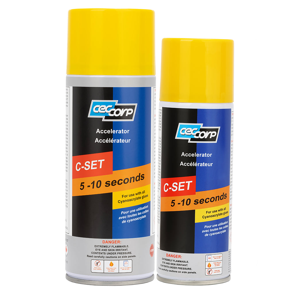 C-SET Aerosol | CA Glue Accelerator by CECCORP