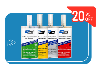 Polyurethane adhesive cartridges