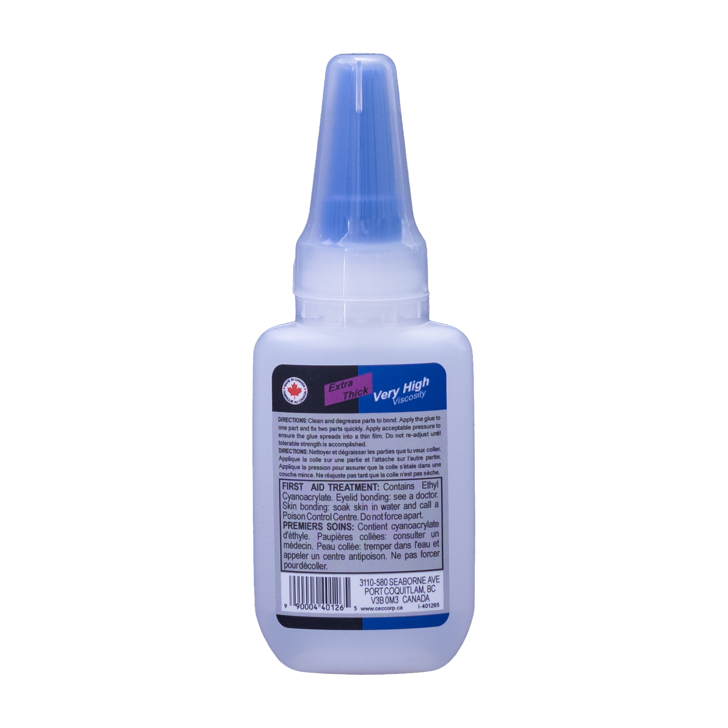 Super Strong & Flexible! Black Rubber Toughened CA Super Glue - Extra Thick 8oz
