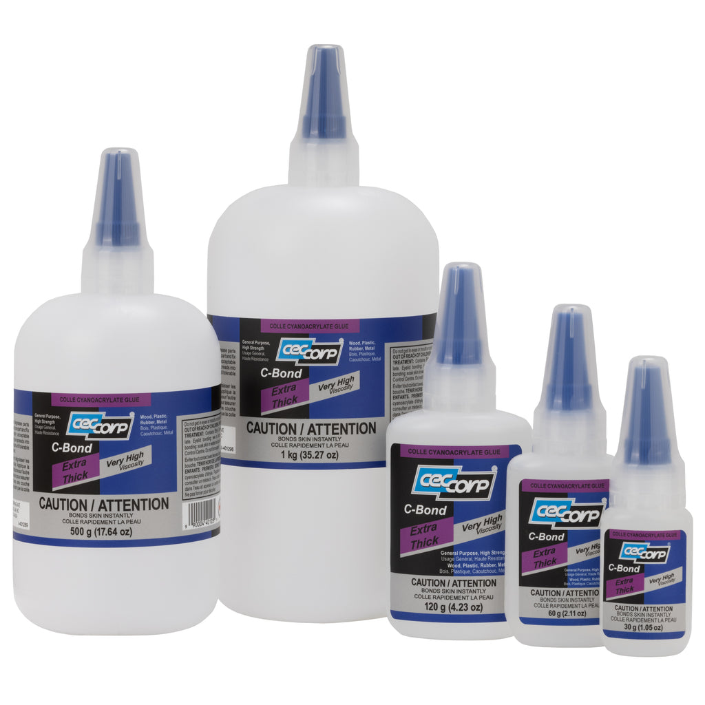 C-Bond Extra Thick | Very High Viscosity Cyanoacrylate Glue by CECCORP