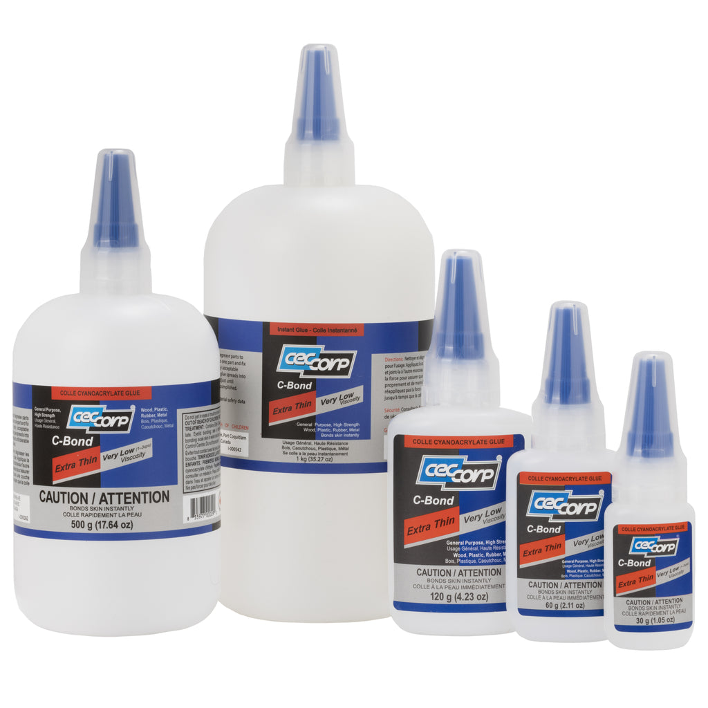 C-Bond Extra Thin | Very Low Viscosity Cyanoacrylate Glue by CECCORP