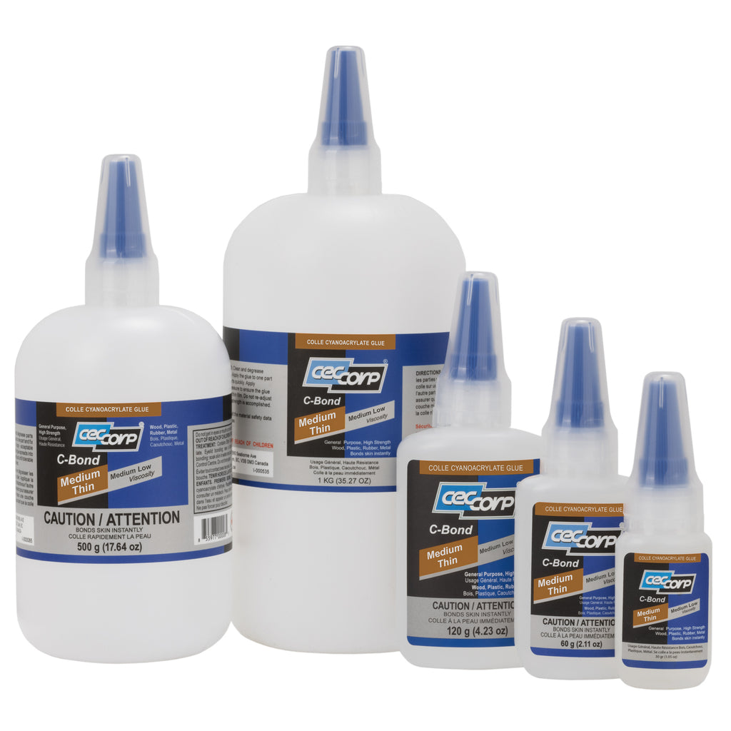 C-Bond Medium Thin | Medium Low Viscosity Cyanoacrylate Glue by CECCORP