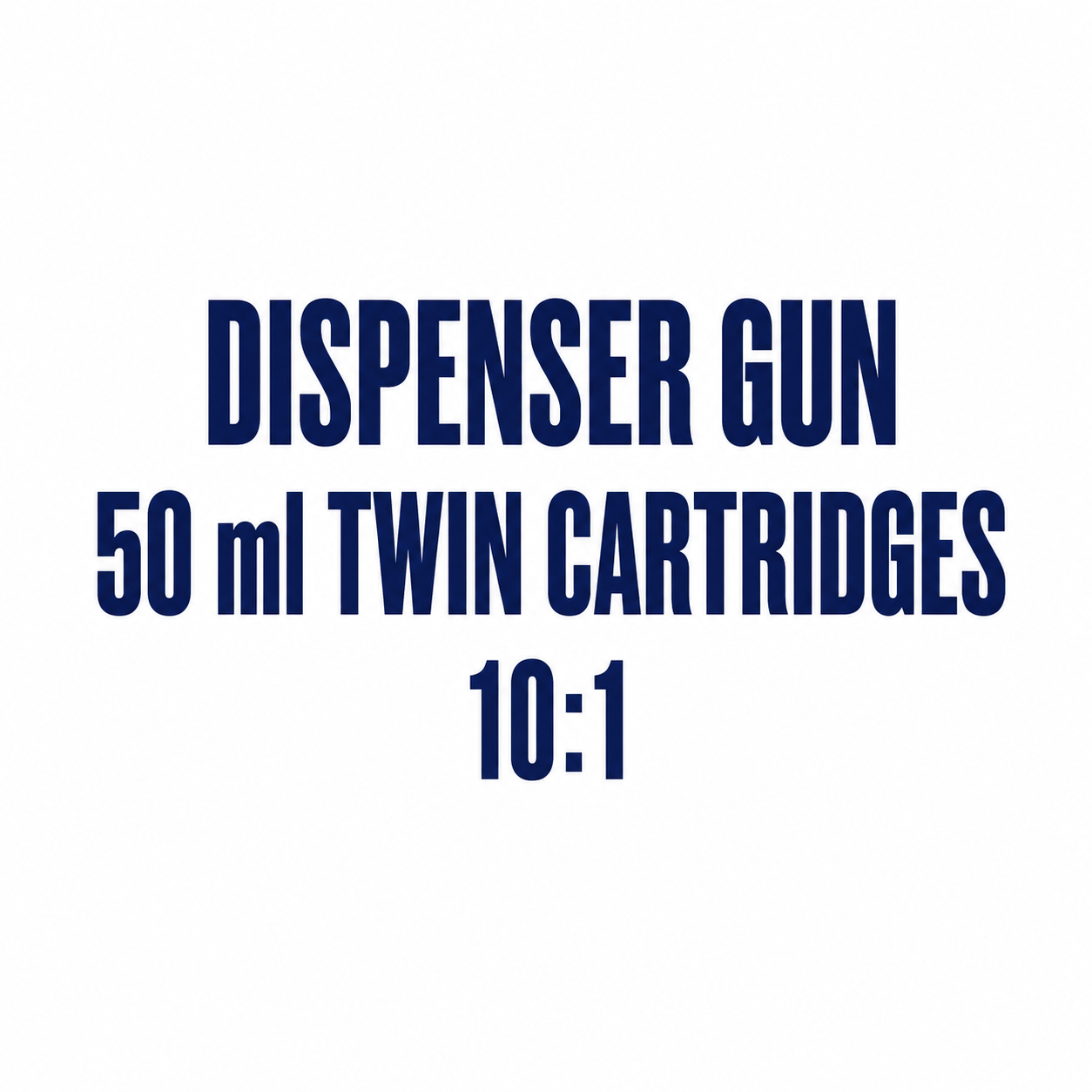 Dispenser Gun for 50ml Twin Cartridges 10:1