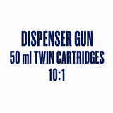 Dispenser Gun for 50ml Twin Cartridges 10:1