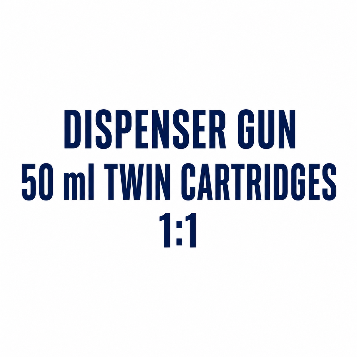 Dispenser Gun for 50ml Twin Cartridges 1:1