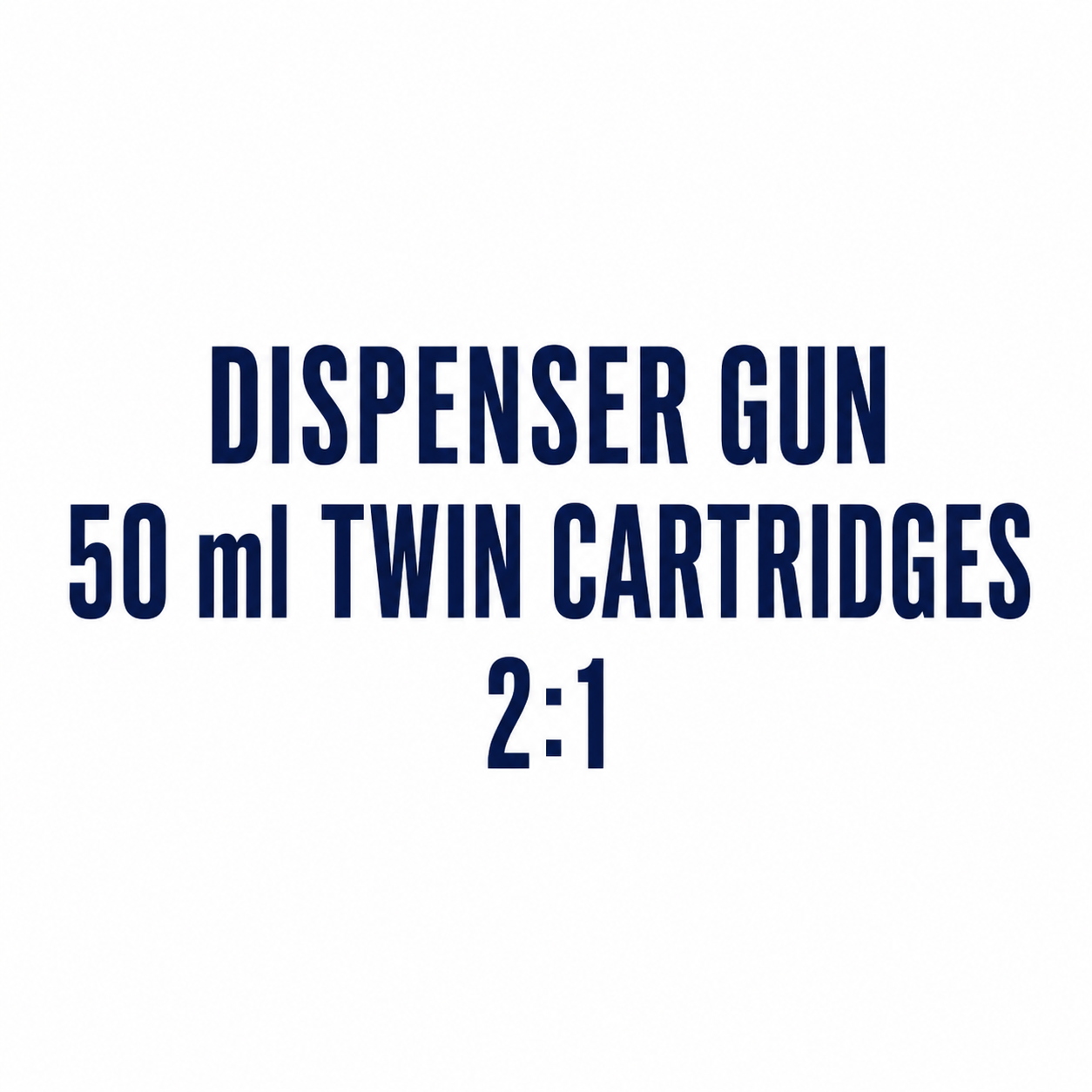 Dispenser Gun for 50ml Twin Cartridges 2:1