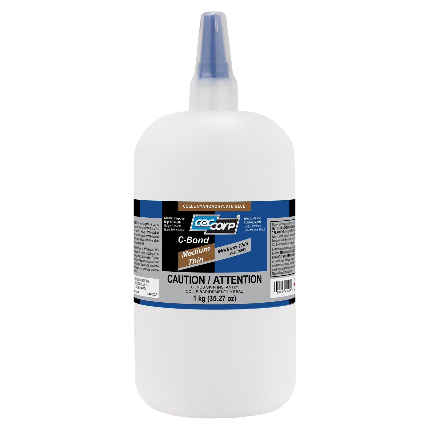 C-Bond Medium Thin | Medium Low Viscosity Cyanoacrylate Glue by CECCORP