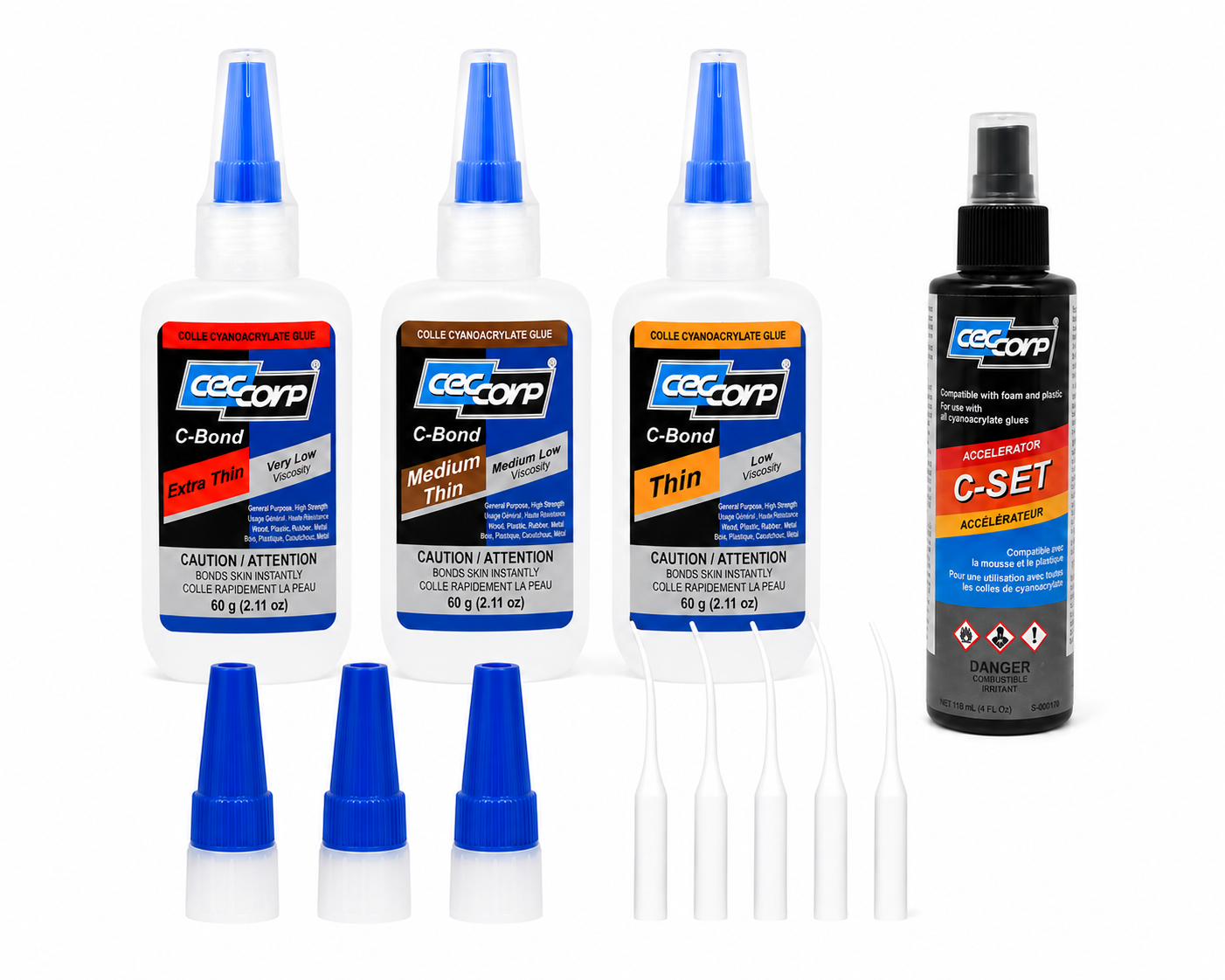 Wood Turning CA Glue bundle