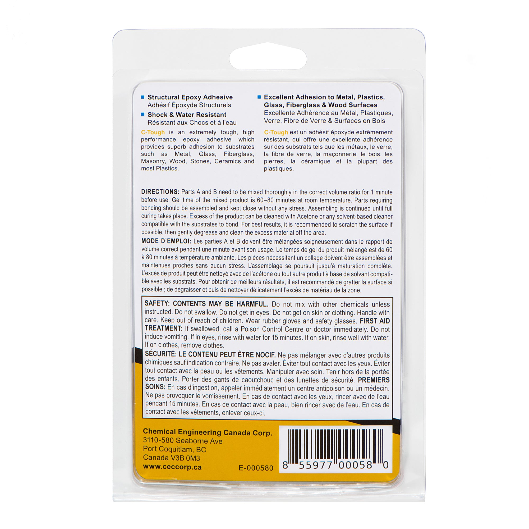2 part epoxy adhesive Canada