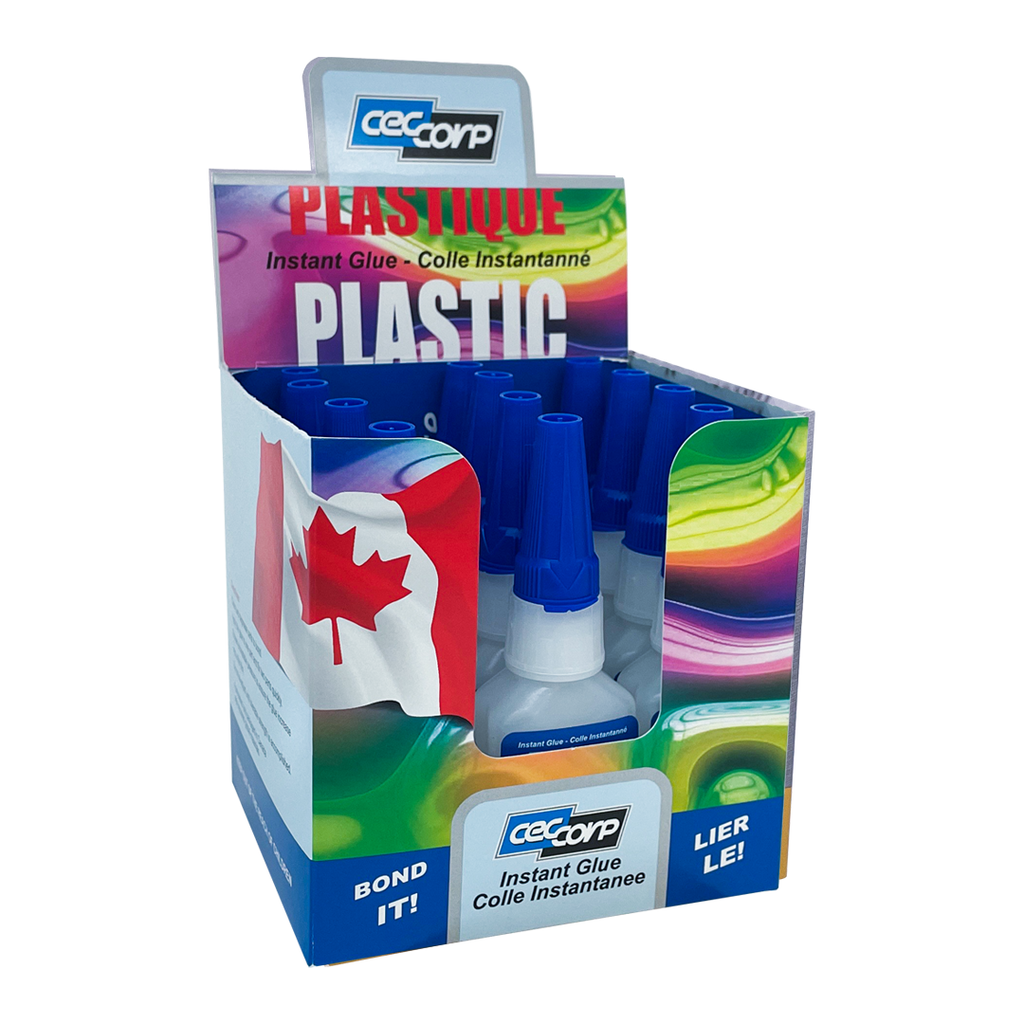 Pegamento de plástico, 1.06 oz (30 g), pegamento de plástico a plástico  para pegar plástico. Super pegamento instantáneo para plástico, modelo