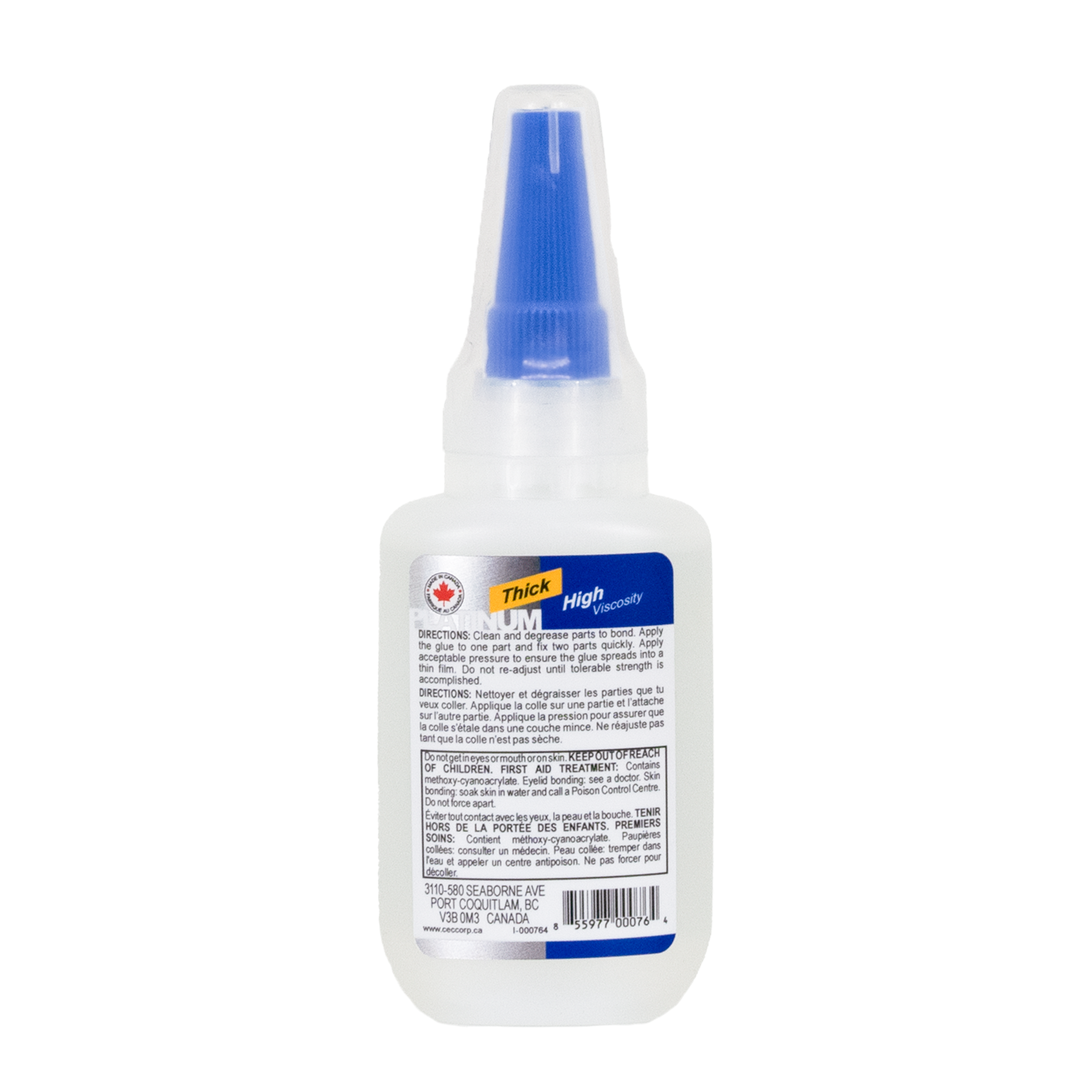 Cyanoacrylate Glue Platinum Thick (Odorless)
